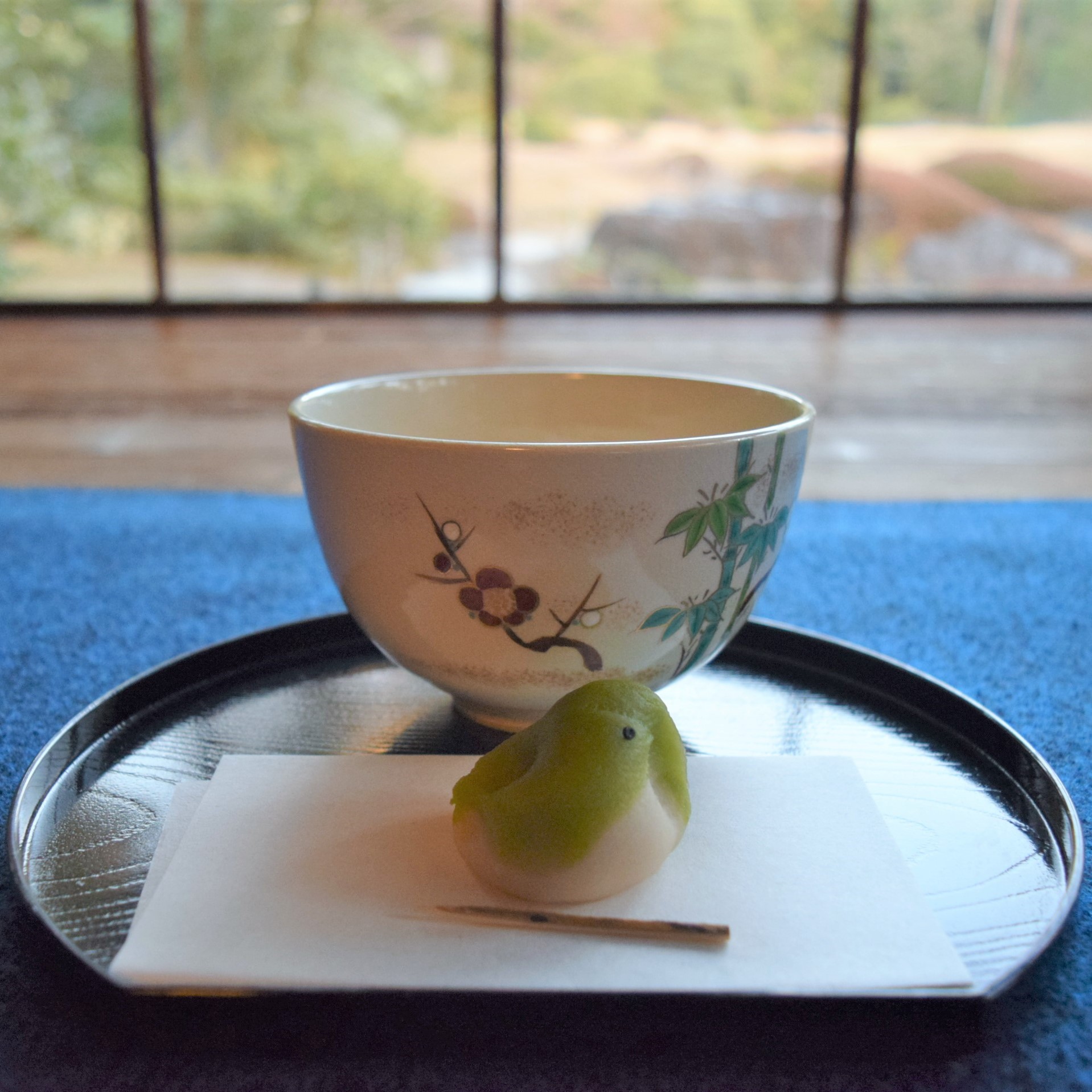 季節の限定茶菓子席～二十四節気にあわせて～「雨水」